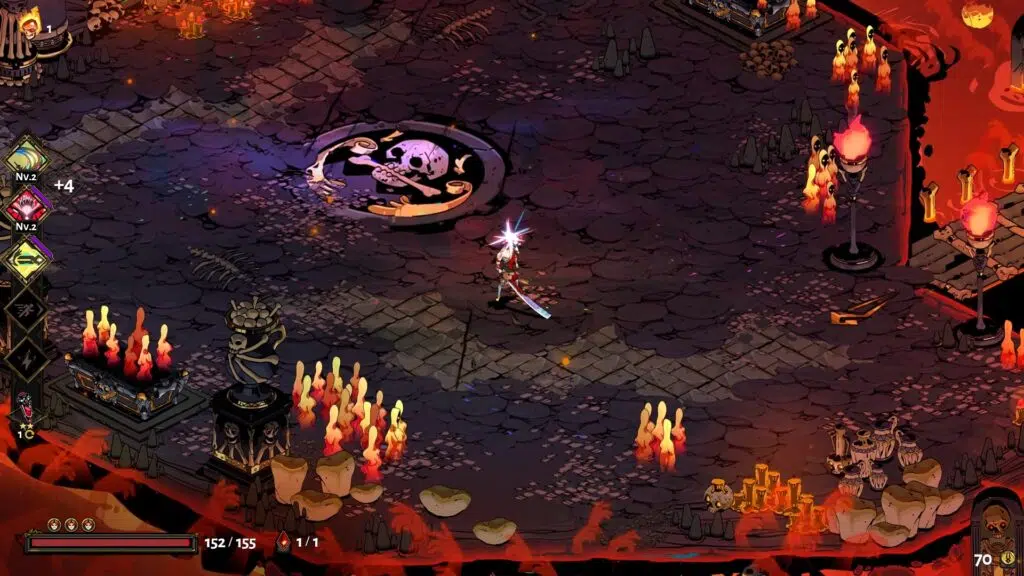 O game hades é um roguelike com câmera isométrica