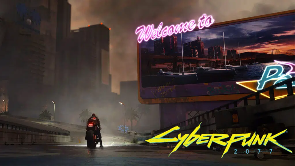 Papel de parede de cyberpunk 2077.