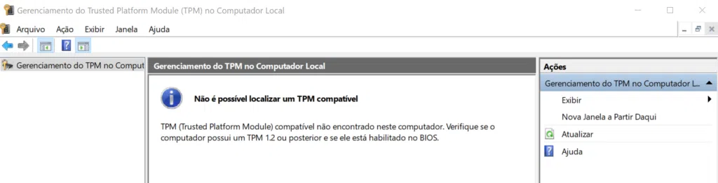 Como descobrir se o seu pc tem tpm 2. 0