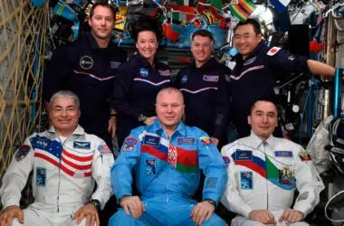 Olimpíadas no espaço: astronautas da iss competem em brincadeira