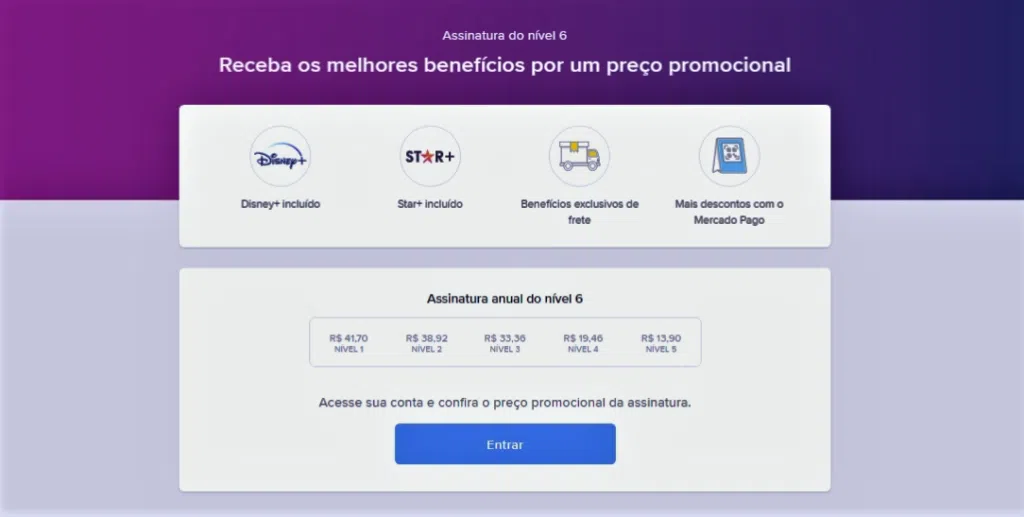 Benefícios do star+ no mercado pontos