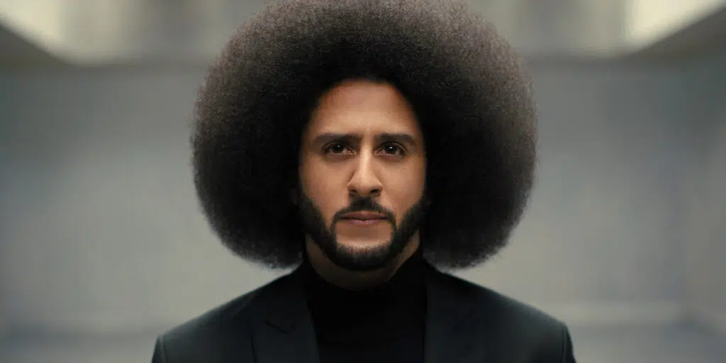 Colin kaepernick em colin em preto e branco