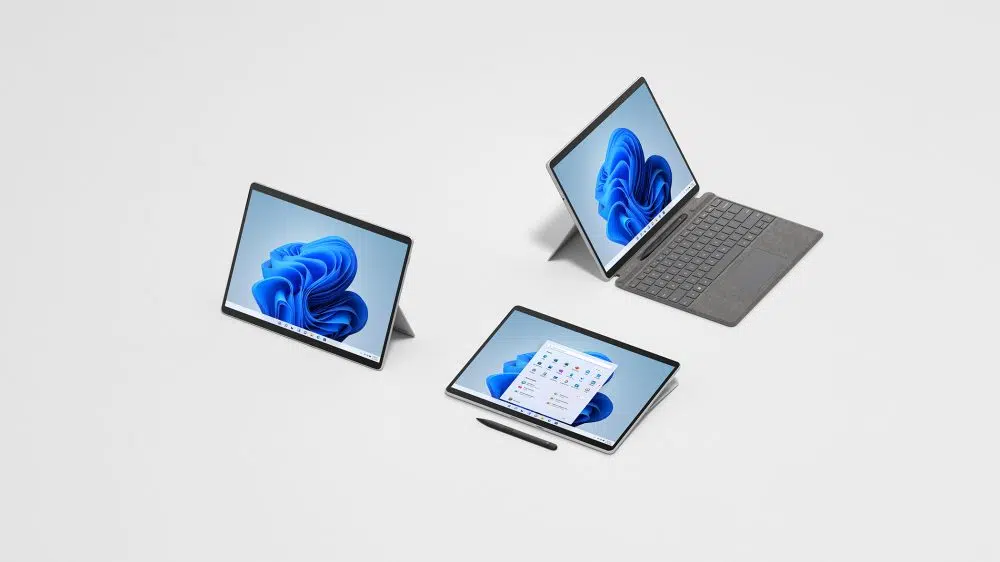 O surface pro 8 é um tablet 2 em 1 de alto desempenho