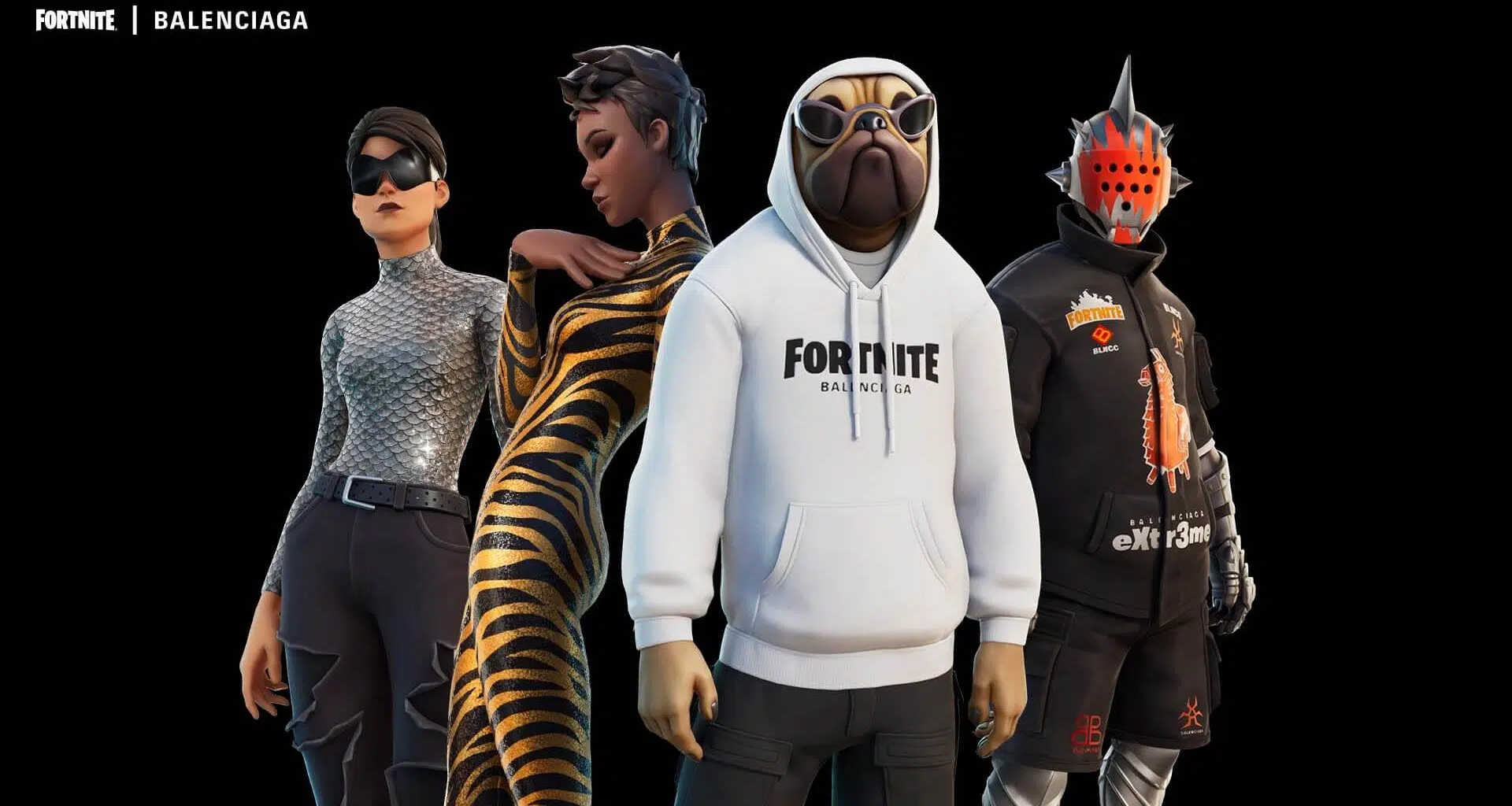 Fortnite e balenciaga