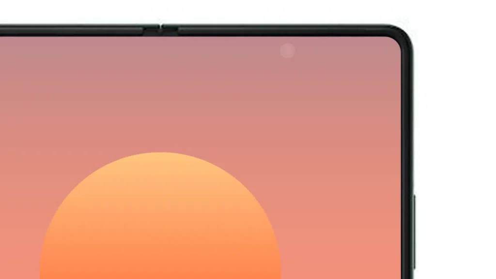 Como a samsung conseguiu colocar uma câmera atrás da tela no galaxy z fold3 5g?