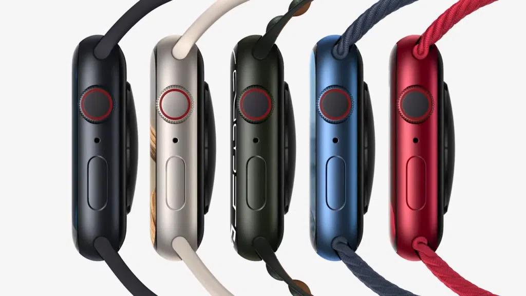 Novas cores disponíveis para o apple watch series 7