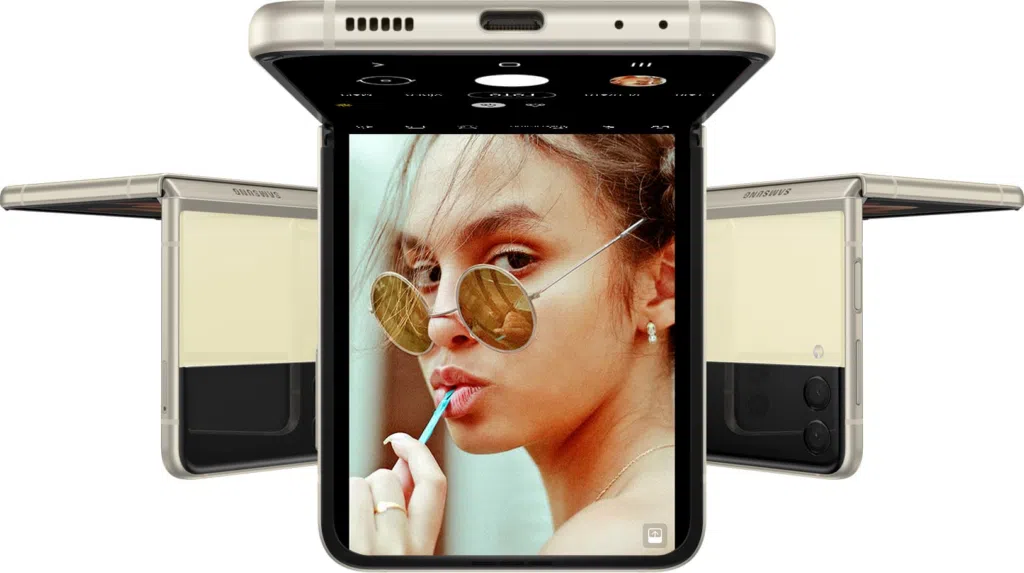 Design do samsung galaxy z flip3 5g