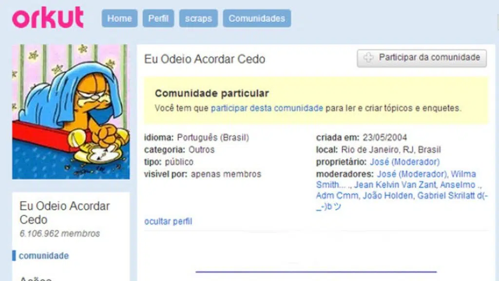 Comunidade do orkut