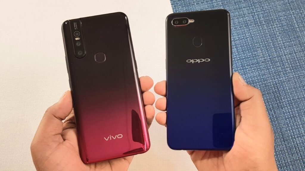 Celulares de oppo e vivo