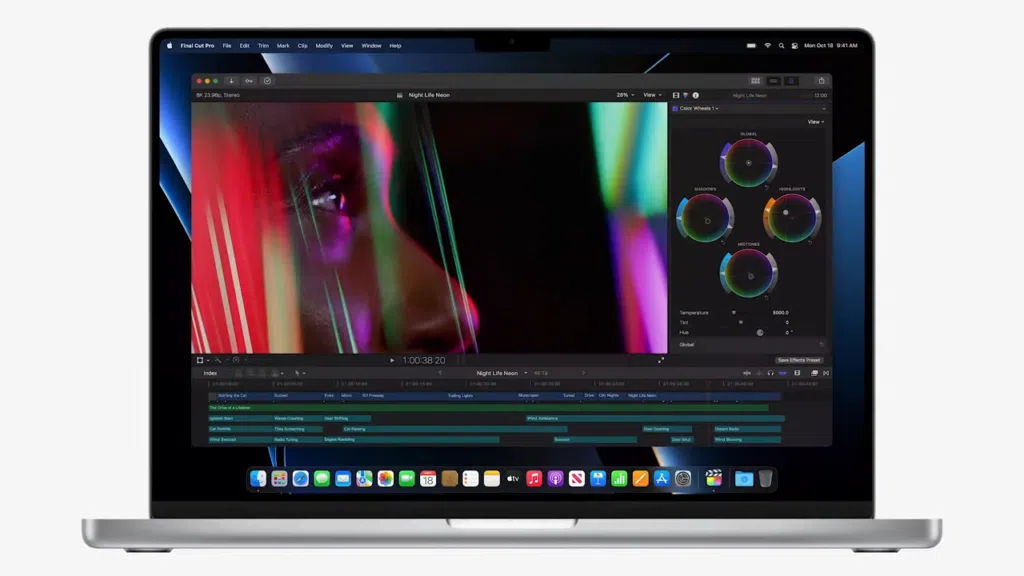 Display do novo macbook pro