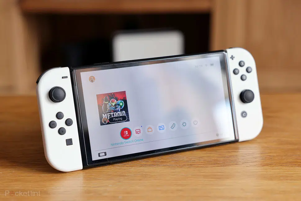 Nintendo switch oled no brasil com novos alto falantes