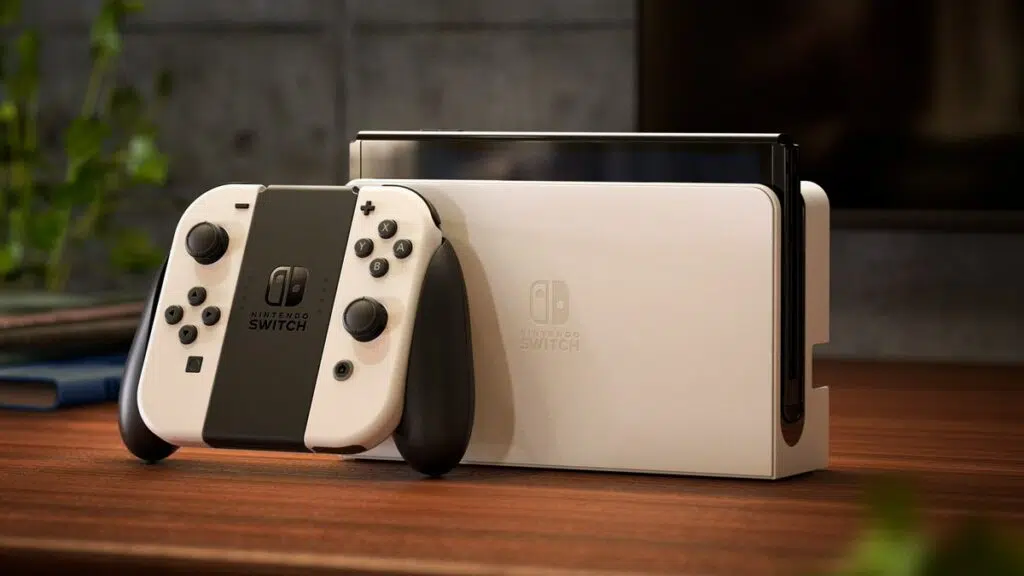 Nintendo switch oled com nova dock