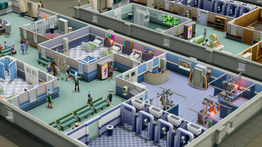 Administre um hospital um tanto quanto estranho em two point hospital