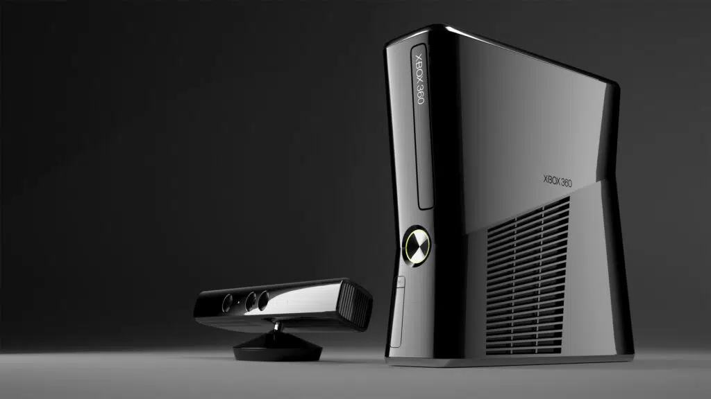 Imagem do xbox 360 e do kinect. Imagem: reprodução internet