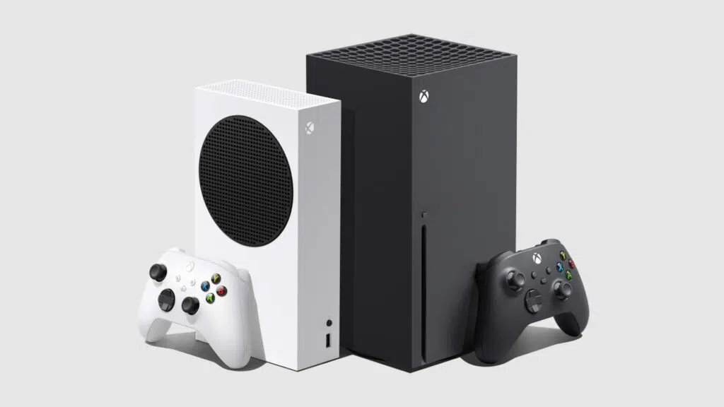 Imagem do xbox series x e do xbox series s. Imagem: reprodução internet