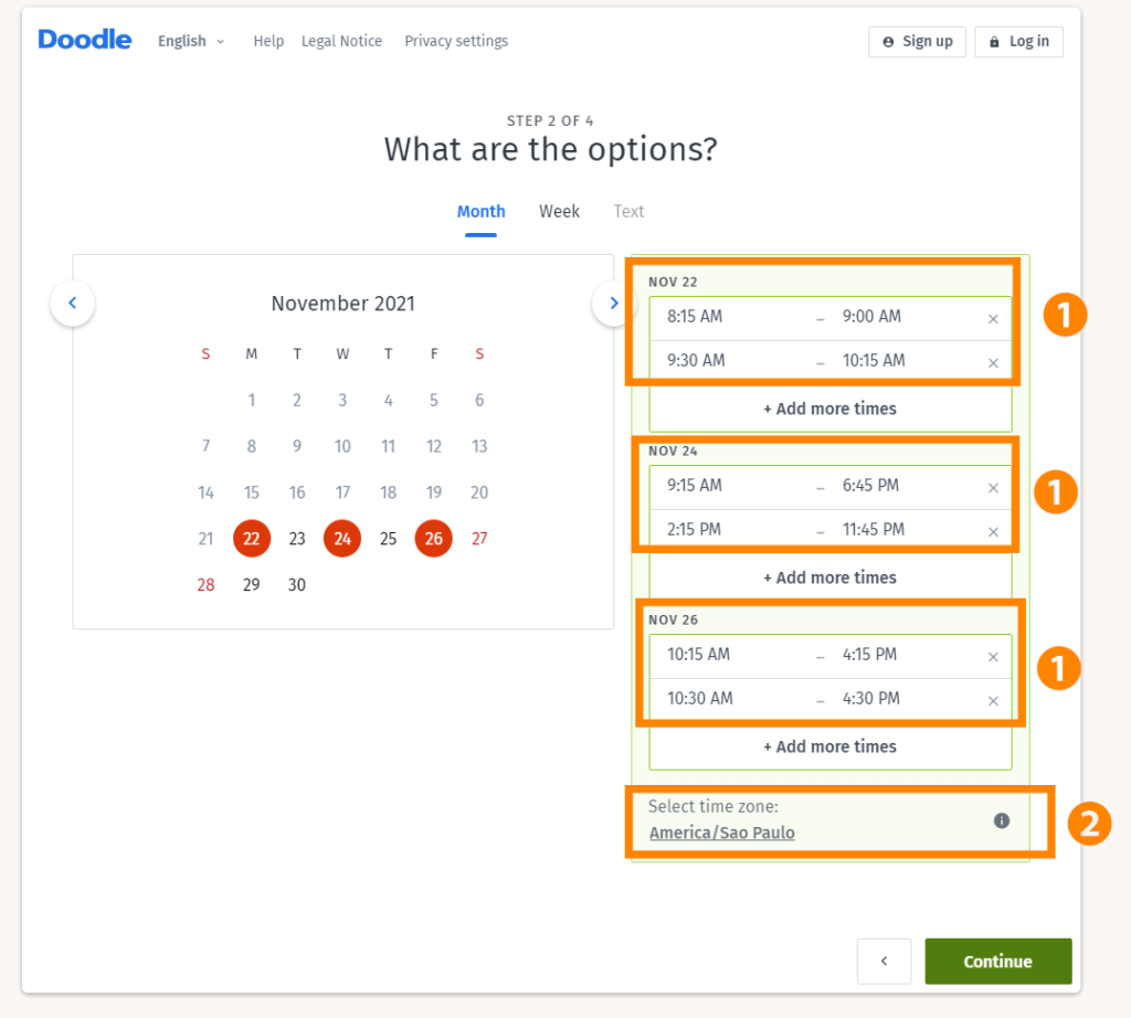 Como votar em datas de festas  reuni es e eventos com o Doodle - 15