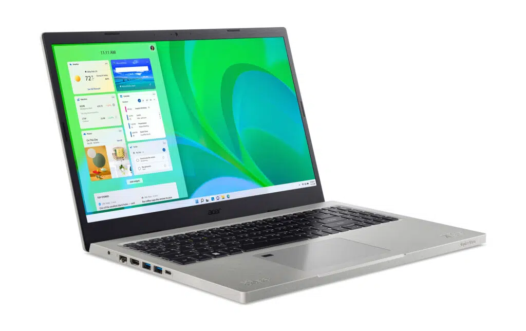 Aspire vero, notebook ecológico da acer, é lançado no brasil. Com responsabilidade na produção, o aspire vero é feito com plástico reciclado pós-consumo