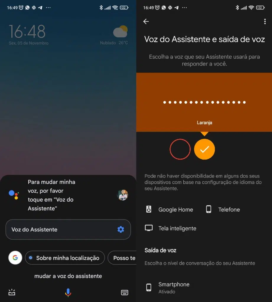 Veja como mudar a voz do google assistente. Novidade foi implementada pelo google nesta sexta-feira (5). Agora, google assistente possui vozes masculina e feminina em português