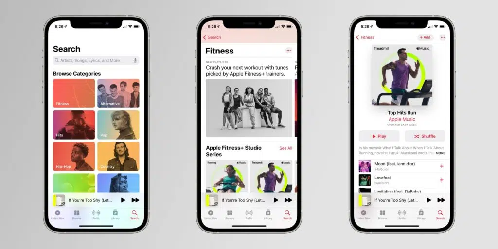 Playlists apple fitness+