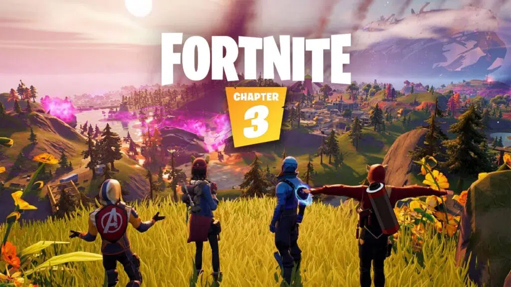 Foto de divulgação do capítulo 3 de fortnite