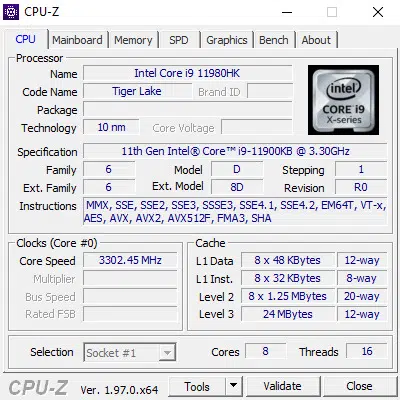 Intel core i9 11900kb