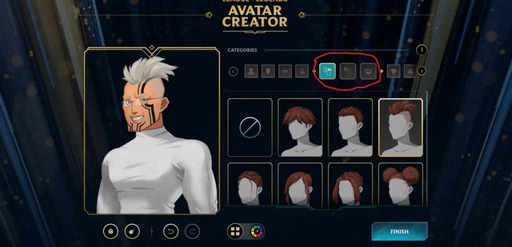 Variedade em cortes de cabelo para o avatar