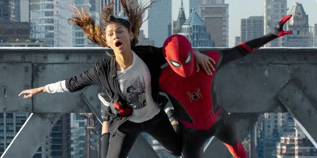 Cena do novo filme do homem aranha