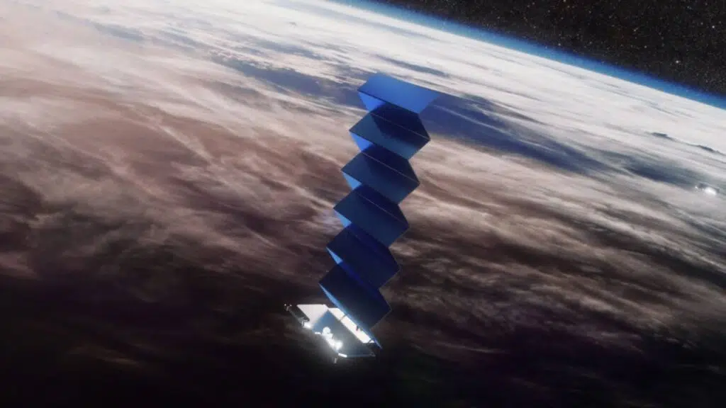 Satélite desenvolvido para o programa starlink