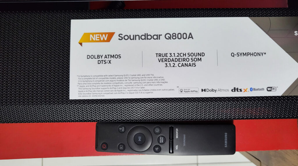 REVIEW  Soundbar Samsung HW Q800A oferece  timo som cristalino - 86