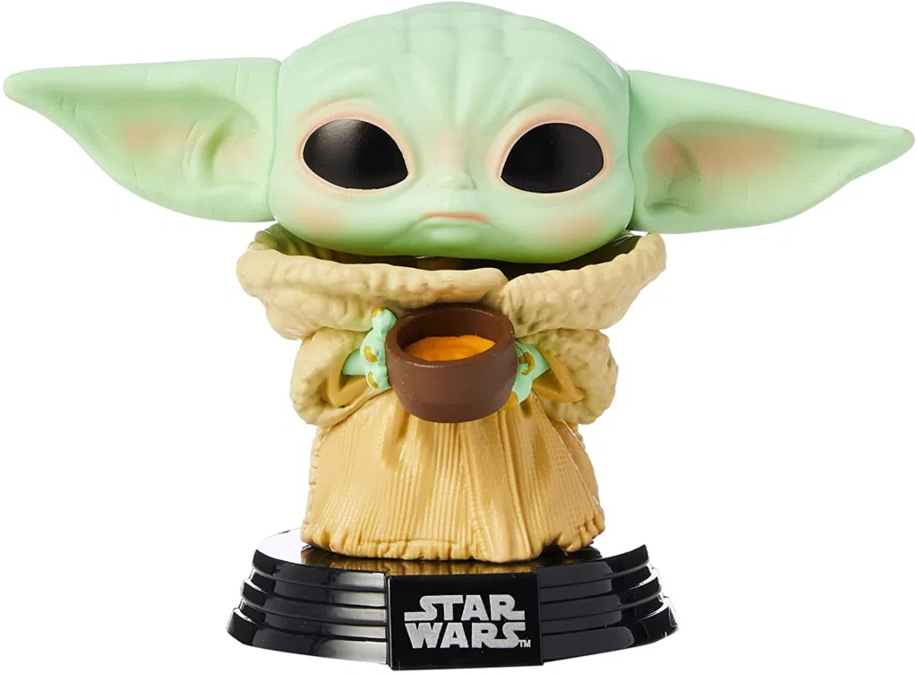 Funko pop! Do bebê yoda como presentes nerd para o natal. Reprodução: amazon.