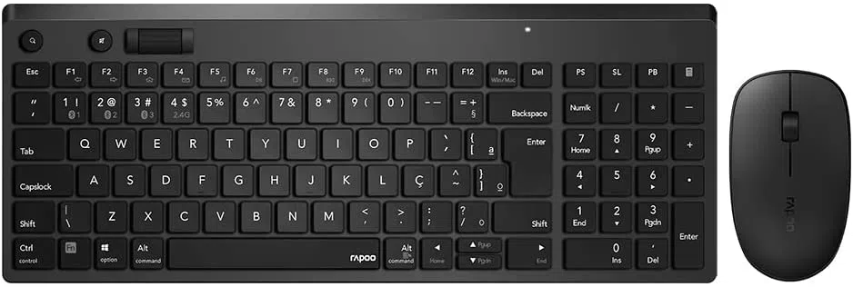 Combo teclado e mouse como sugestão de presentes para o natal. Reprodução: amazon.