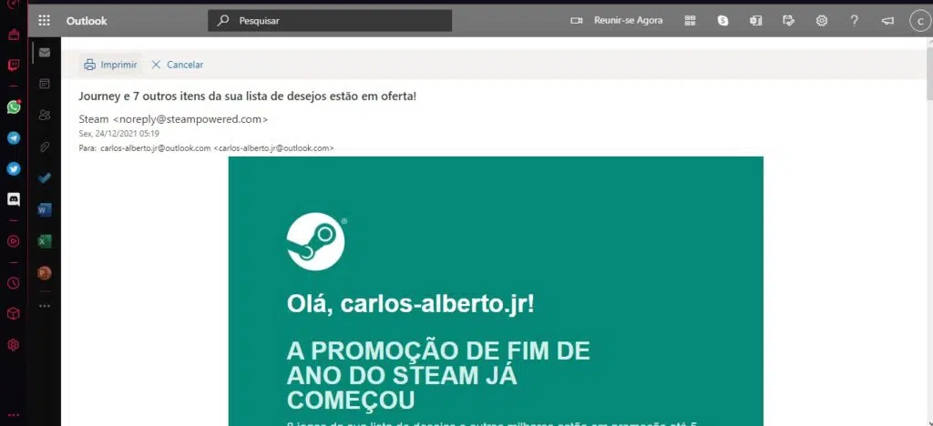 Como salvar página da web e e-mails em pdf