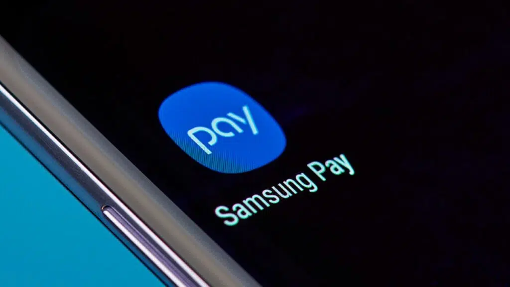 Celular com samsung pay instalado