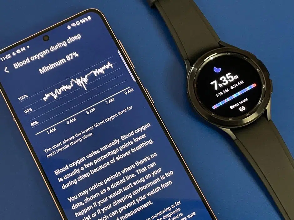 Função de rastreio de sono do galaxy watch4