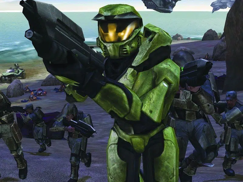 Screenshot de halo: combat evolved.