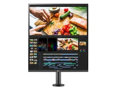 O monitor quadrado da lg, dualup, será apresentado mês que vem durante a ces 2022. Reprodução: lg.