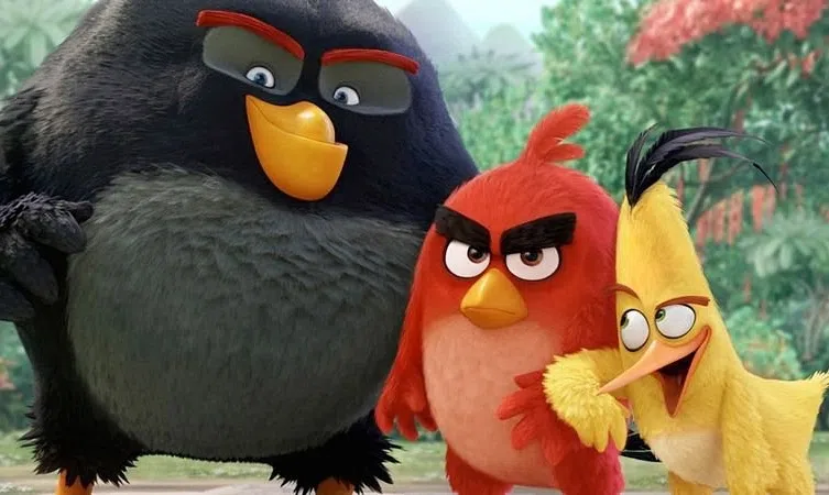 Angry birds: loucuras de verão entre os lançamentos da netflix. Reprodução: netflix