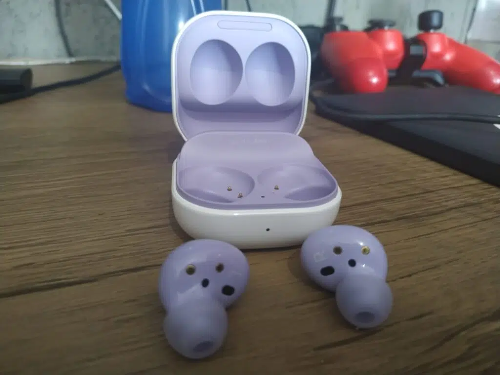 Review: galaxy buds2 na cor violeta é lindo