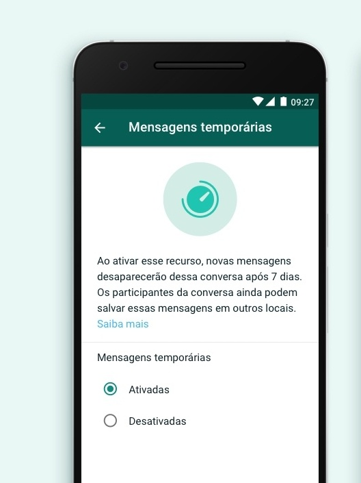 WhatsApp libera mensagens que se apagam sozinhas - 54