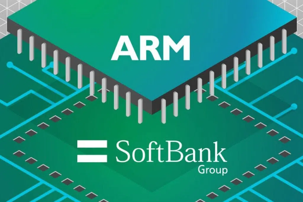 Logo do softbank, conglomerado dono da arm