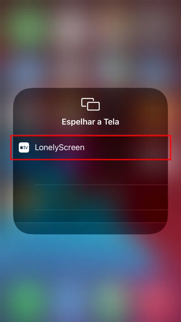 Espelhar tela do iphone no computador