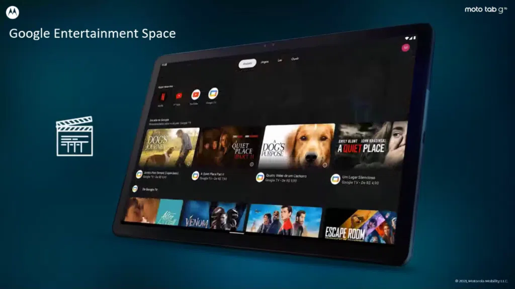 Google entertainment space