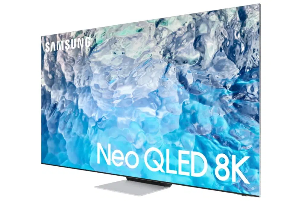 Tv qn900b neo qled 8k como uma das smart tvs samsung que estrearam na ces 2022