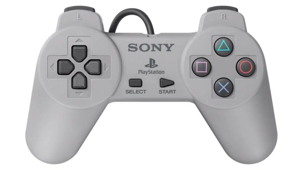 O primeiro modelo de dualshock, lançado em 1997