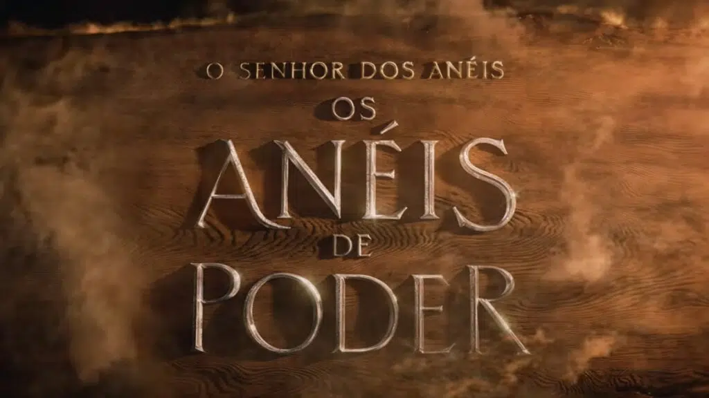 Logo de lançamento de o senhor dos anéis: os anéis de poder