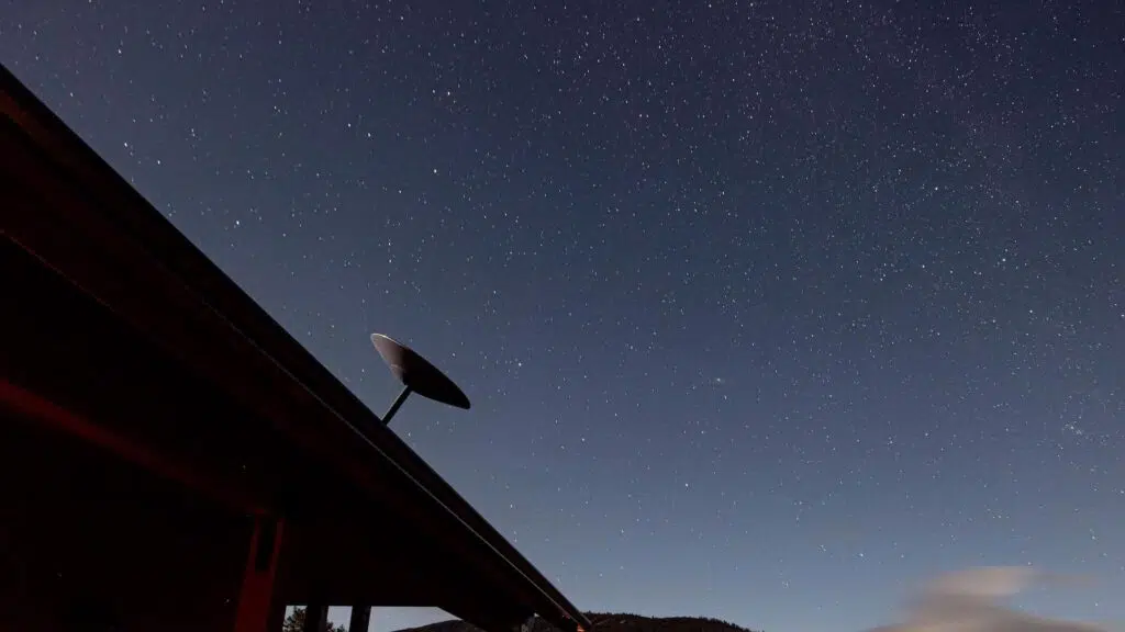 Antena de internet da starlink