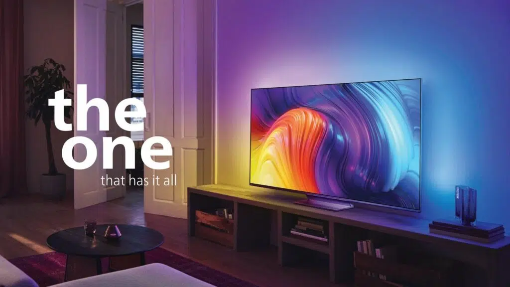 Philips lança tv ambilight com oled e novos produtos para 2022. Empresa apresentou novidades para o mercado de smart tvs, fones de ouvido e caixas de som portáteis