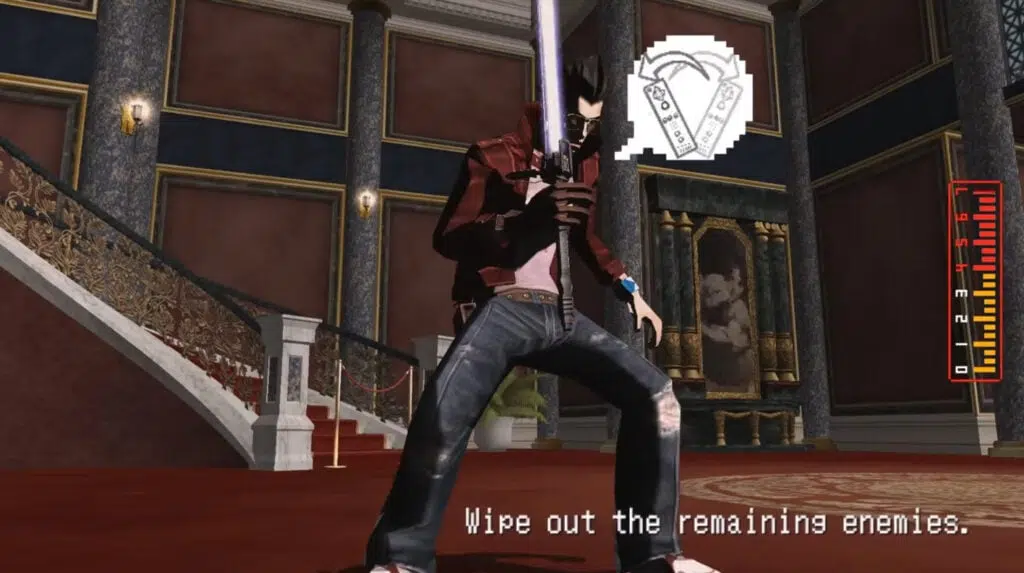 Screenshot de no more heroes (imagem: reprodução)