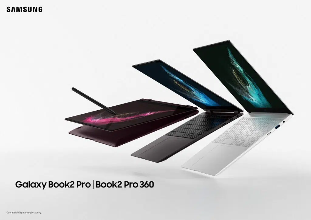 Notebook 2 em 1 da samsung: galaxy book2 pro 360