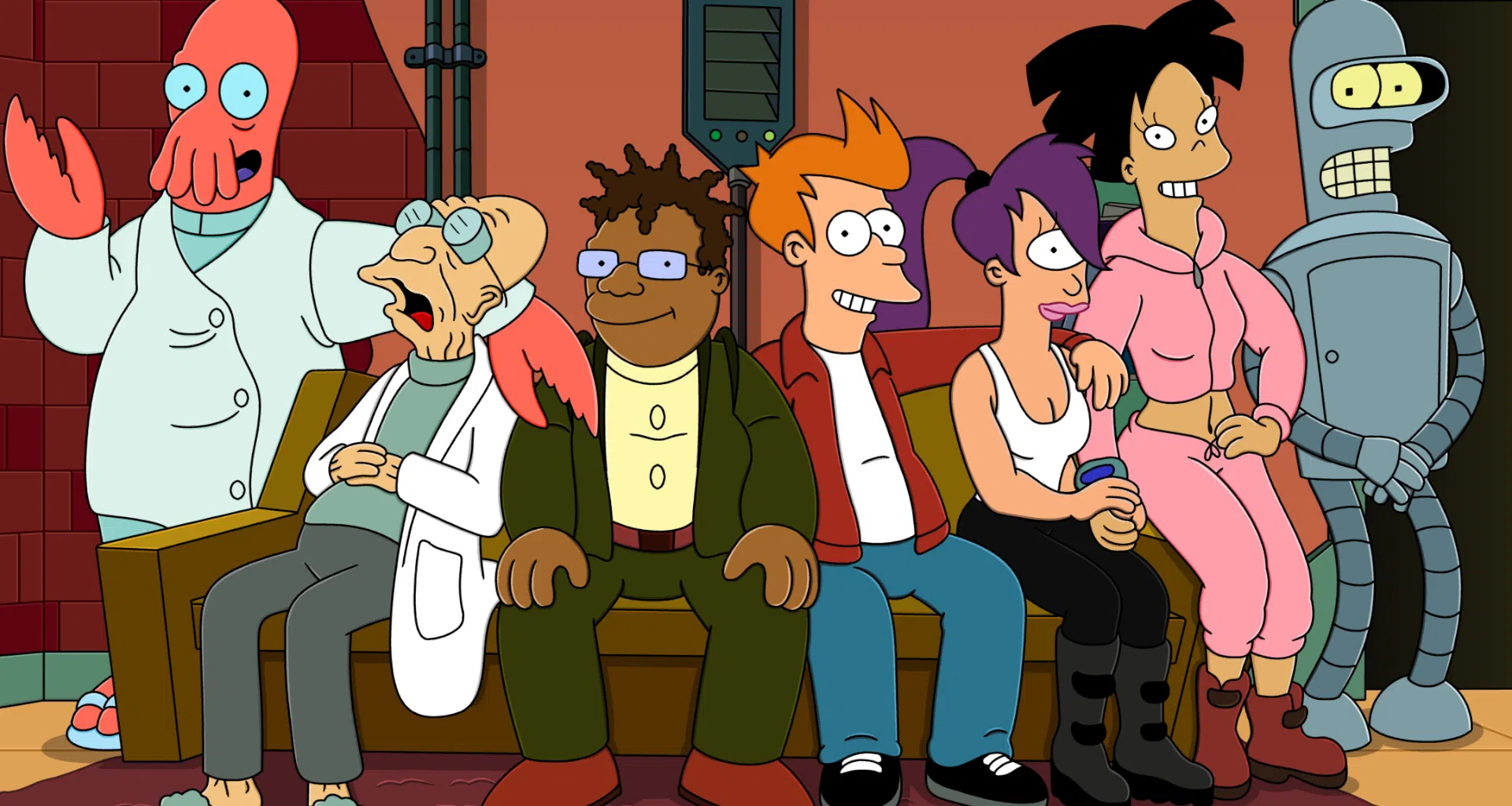 Relembre as personagens de futurama